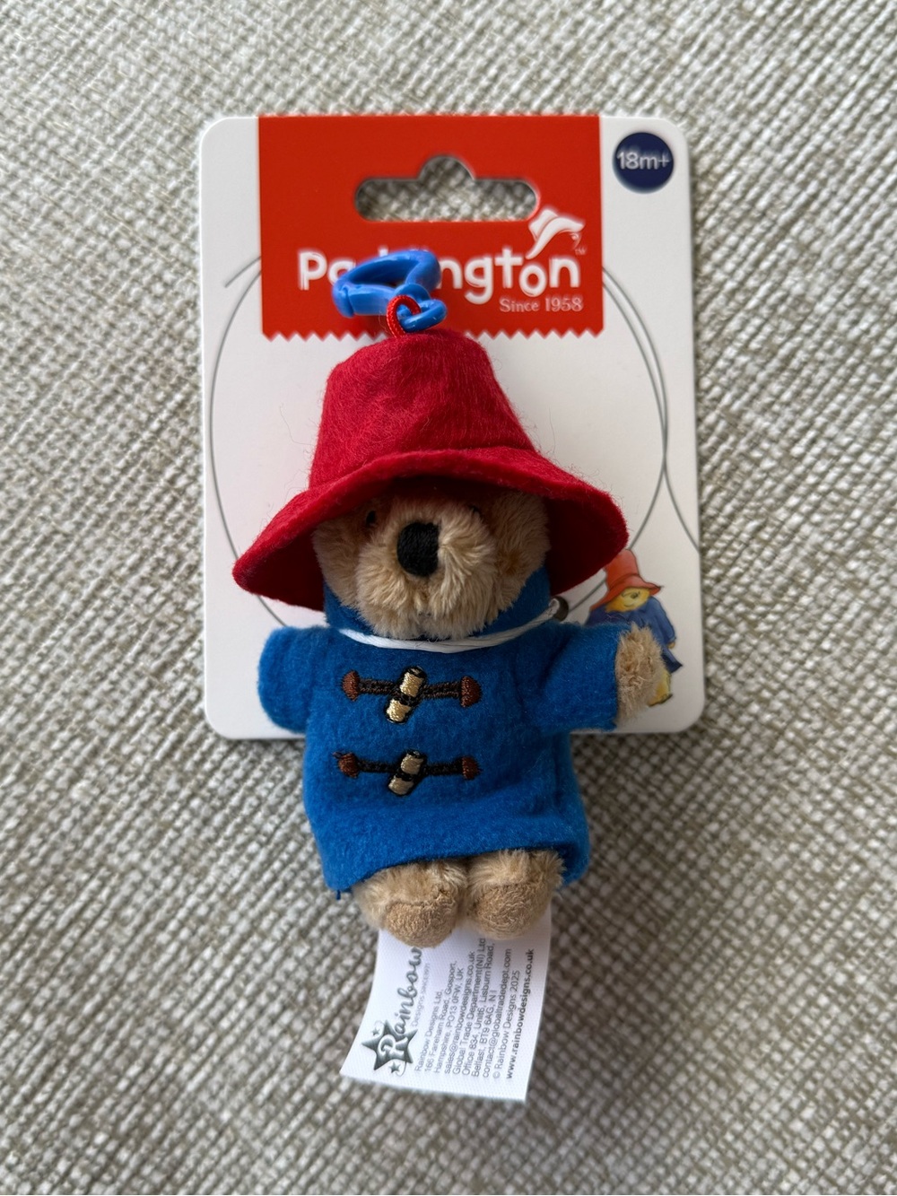 Classic Paddington Bear Key Chain